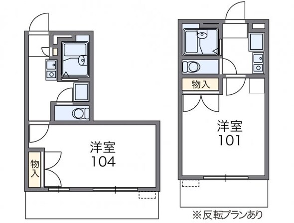 レオパレス藤本Ｉの物件間取画像